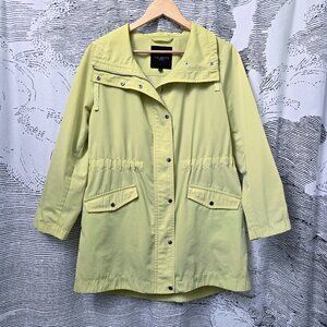 Talbots Petite Yellow Windbreaker Trenchcoat